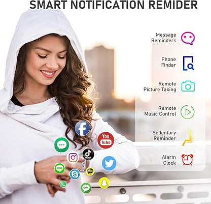 Fitness Tracker with 24/7Heart Rate, Blood Pressure, Sleep Tracking, Activity - Image 6
