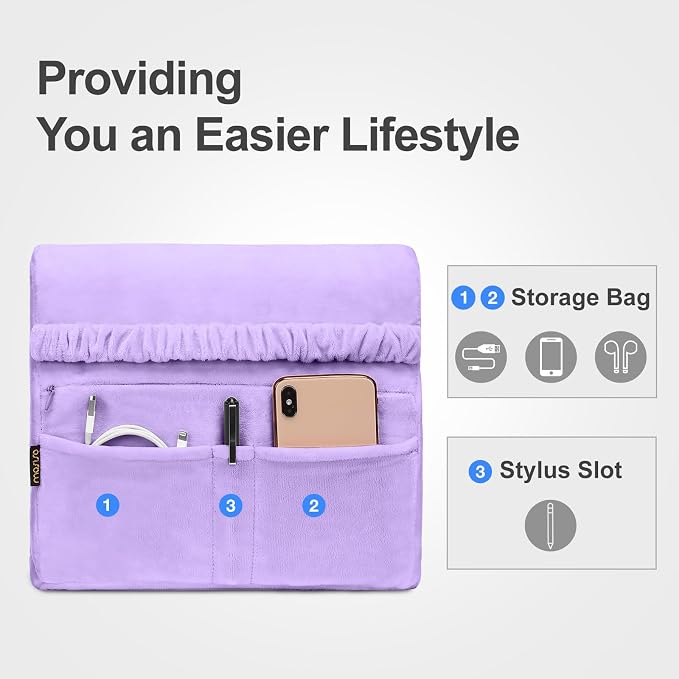 MOSISO Tablet Pillow Stand, Soft Tablet Holder - Image 3