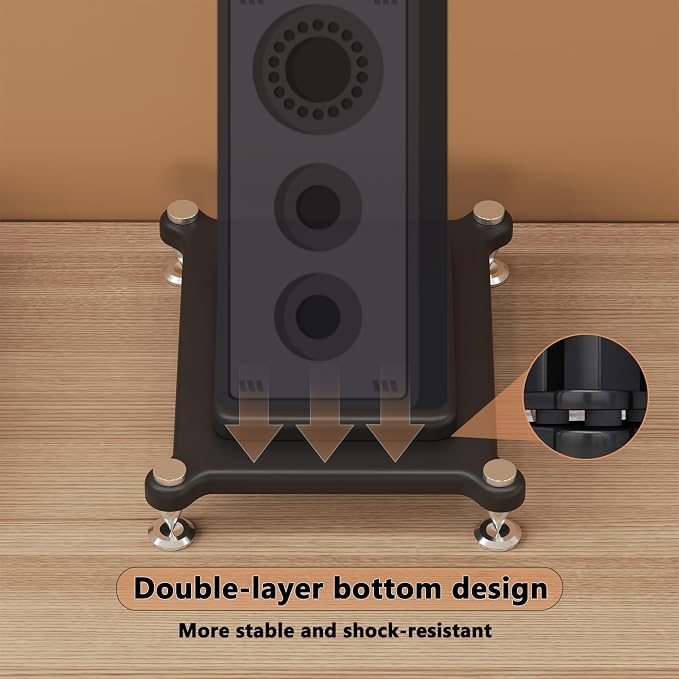 2pcs Subwoofer Isolation Stand, Double-Layered Speaker Isolation Stands - Image 5