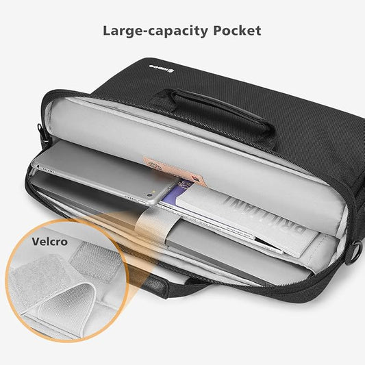 NIDOO 15.6 Inch Laptop Briefcase Shoulder Bag Sleeve - Image 2