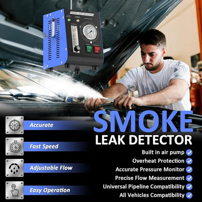 Smoke Machine Automotive Leak Detector Built in Air Pump, EVAP Smoke Machine - Image 3