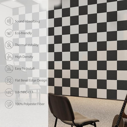12 Pack Acoustic Panels Self Adhesive Sound Proof Foam, High Density Sound - Image 5