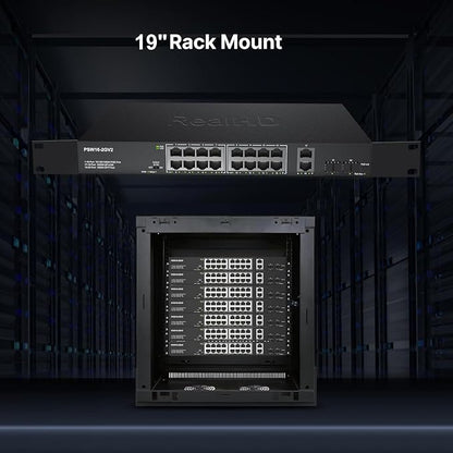 16 Port Full Gigabit PoE Switch - Image 7