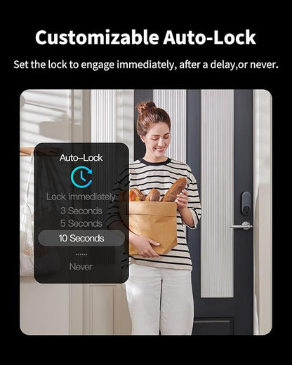Aqara Smart Retrofit Lock U200 Upgraded Version, Fingerprint Keyless Entry Door - Image 6