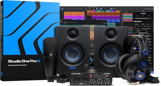 PreSonus AudioBox USB 96 Bundle — USB Audio Interface, XLR Interface by PreSonus