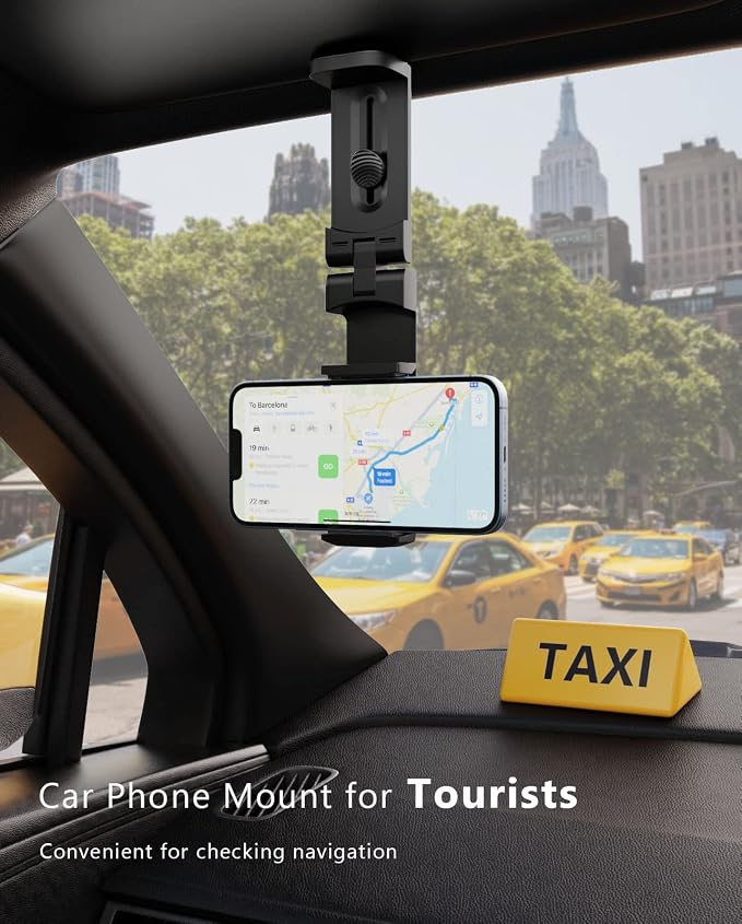 MiiKARE Travel Essentials Airplane Phone Holder, Universal Handsfree Phone Mount - Image 5