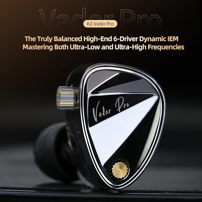 KZ Vader Pro USB C Headphones, in-Ear Monitors Triple Dynamic Driver IEM - Image 2