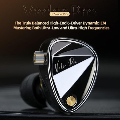 KZ Vader Pro USB C Headphones, in-Ear Monitors Triple Dynamic Driver IEM - Image 2