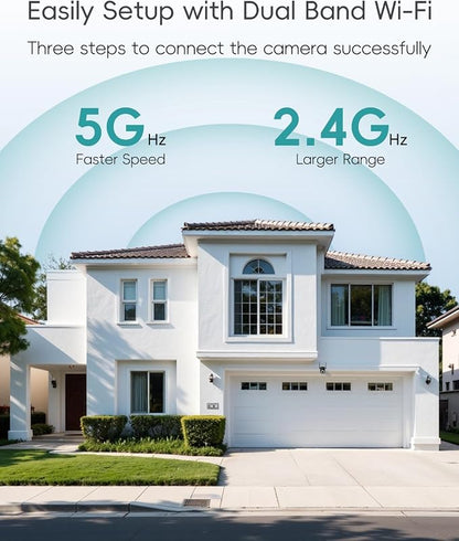 ZUMIMALL 2K Wired Outdoor Camera, 2.4G/5G WiFi Security Camera, 24/7 Recording - Image 6
