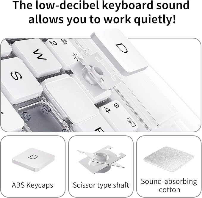 Keyboard Case for 12.9 inch iPad Pro 6/5/4/3rd Gen & 13 inch iPad Air Wireless - Image 9