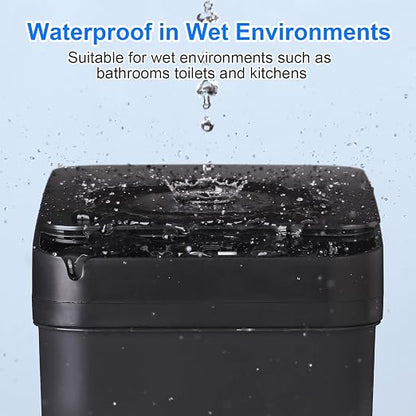 Anborry Bathroom Touchless Trash Can 2.2 Gallon Smart Automatic Motion Sensor - Image 2