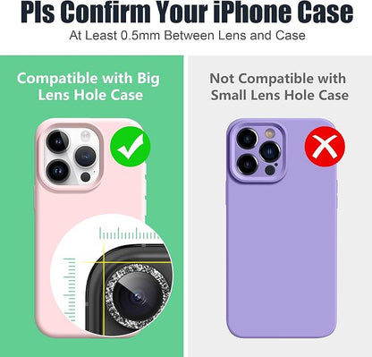 AGVEE 3+3 6 Pack for iPhone 16 Pro 6.3" / 16 Pro Max 6.9" Camera Lens Cover - Image 3