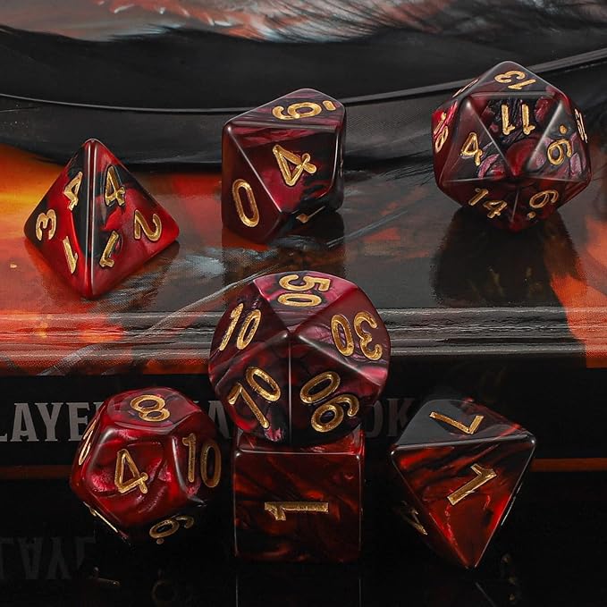 QMAY DND Dice Set -D&D Polyhedral Dice - Image 4