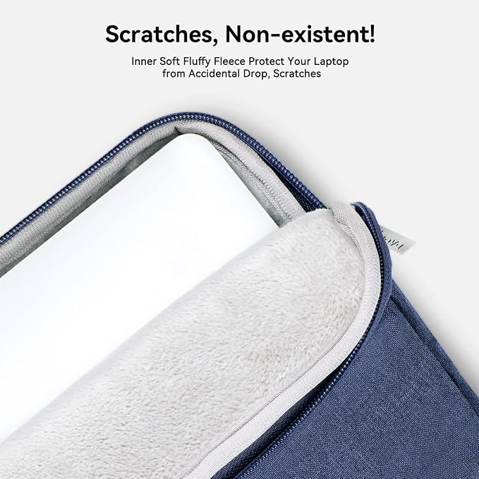 Voova Laptop Bag 13 14 Inch, Waterproof Computer Sleeve Carrying Case - Image 3