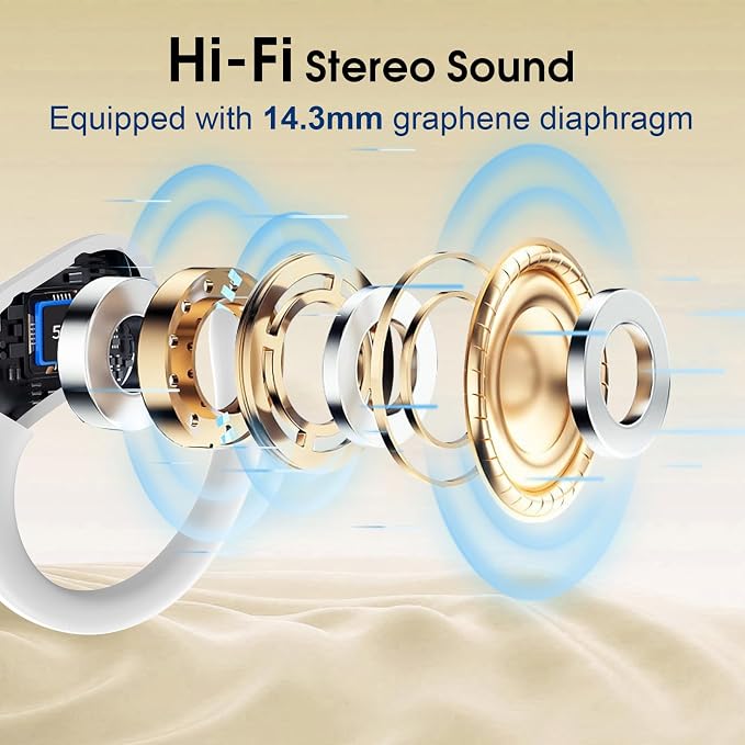 Wireless Earbuds 75hrs Bluetooth 5.4 Headphone Sport, 2025 Bluetooth Earbuds - Image 4