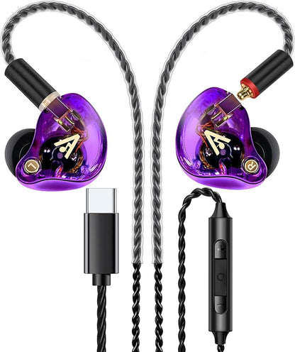 Vibes 202MC USB-C Wired Earbuds by AudiovanceHeadphones