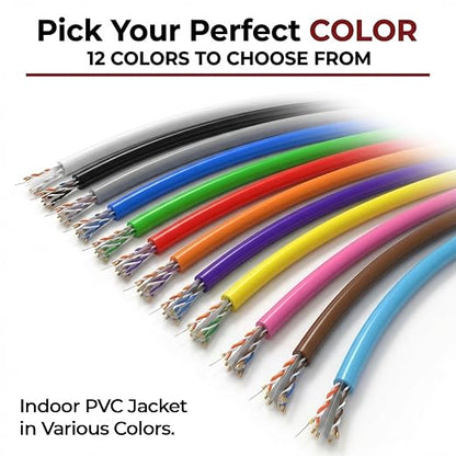 Dripstone CAT6 Ethernet Cable 1000ft Bulk Network LAN Wire 23AWG Solid CCA UTP - Image 6