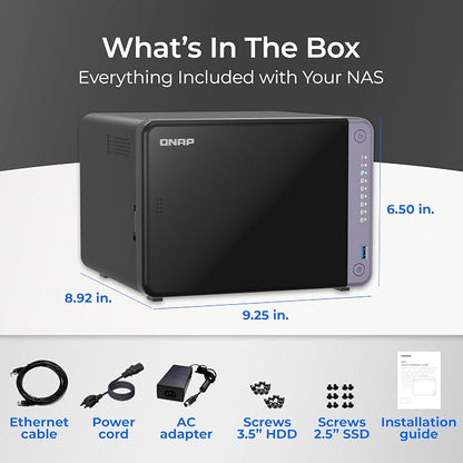 QNAP TS-632X-4G-US 6 Bay 10GbE Desktop NAS - Image 5