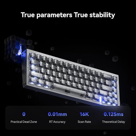 MelGeek REAL67 Wired Keyboard, Hall Effect Magnetic Switch Gaming Keyboard - Image 2