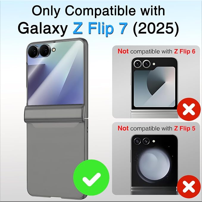 STORMTAL for Samsung Galaxy Z Flip 7 Case, Hinge Protection, Built-in Screen - Image 2