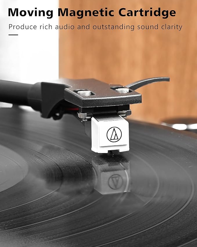Record Player Vinyl Bluetooth Turntable - Image 3