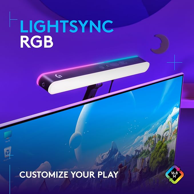 Logitech G Litra Beam LX Premium Dual-Sided RGB LED Streaming Key Light - Image 3