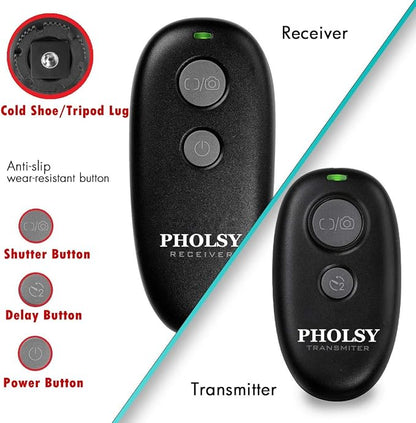 PHOLSY Wireless Shutter Release Camera Remote Compatible - Image 8
