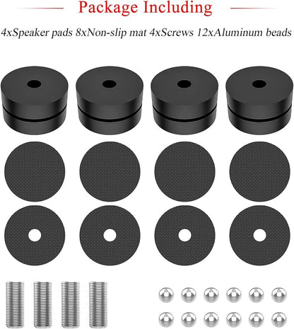 Audiocrast 4X HiFi Speaker Spikes 40×23mm Speaker Stand Feet Pads HiFi Shock - Image 5