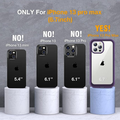 Miracase Glass Case for iPhone 13 Pro Max 6.7 inch, Upgrade Full-Body Clear - Image 7