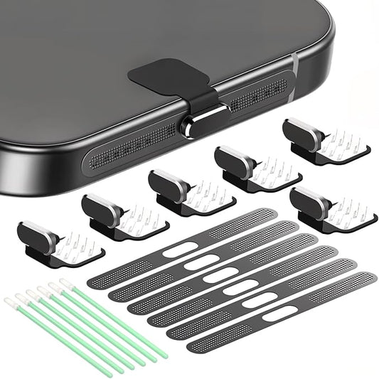 6 Pack USB C Dust Plug, Anti-Lost USB C Plug Cover USB C Charging Port by Goweewon