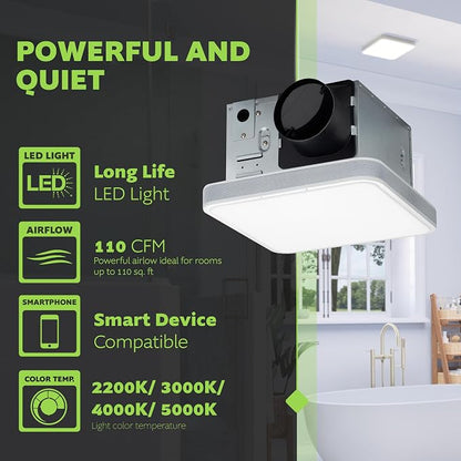 Homewerks 7148-01-AX Smart Bathroom Fan - Image 6