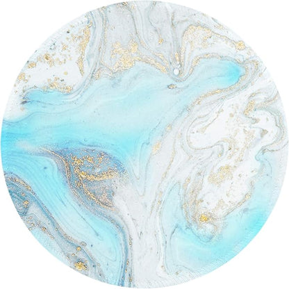 ITNRSIIET Round Mouse Pad with Stitched Edge Premium-Textured Waterproof by +ITNRSIIET