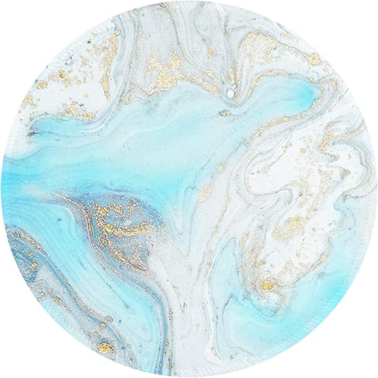 ITNRSIIET Round Mouse Pad with Stitched Edge Premium-Textured Waterproof by +ITNRSIIET