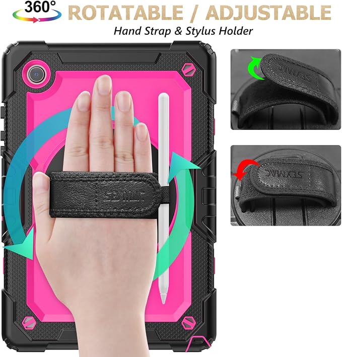 SEYMAC stock Case for Samsung Galaxy Tab A9+ Plus 11'', Full-Body Drop - Image 3