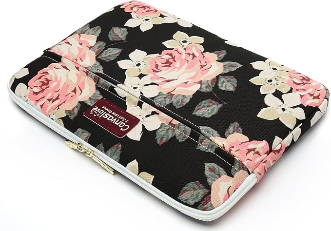 Canvaslove Pink Rose Laptop Sleeve Case Bag - Image 4
