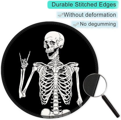 ITNRSIIET Round Mouse Pad with Stitched Edge Premium-Textured Waterproof - Image 5