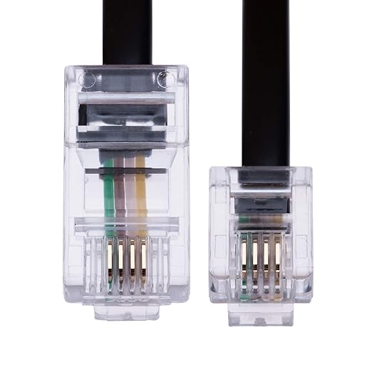 Keple 3m RJ11 to RJ45 Cable RJ11 to RJ45 Cable Phone Telephone Cord RJ11 6P4C by Keple