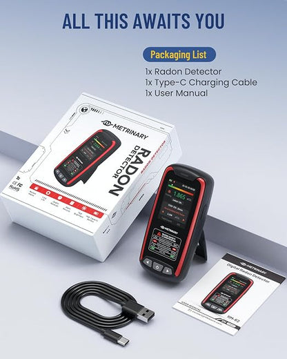 Radon Detector for Home, Rechargeable Radon Monitor - Image 9