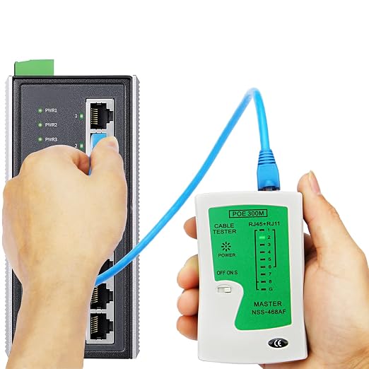 RJ45 Network Cable Tester with Mini Wire Stripper, Ethernet Cable Tester Tool - Image 8