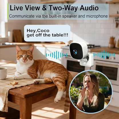 Security Camera Indoor, 2K HD WiFi Cameras - Image 4