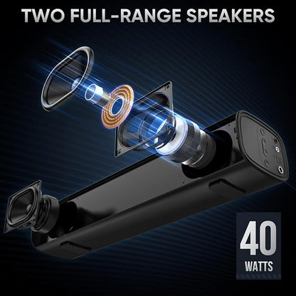 Sound Bars for Smart TV with Subwoofer, 2.1 Deep Bass Small Soundbar Home - Image 3
