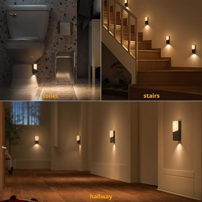 Lyridz Motion Sensor Wall Sconce, Up & Down Dual Beam Rechargeable Night Light - Image 8