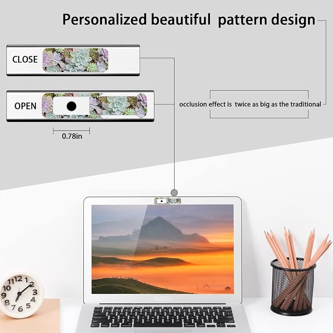 Webcam Cover, 3 Pieces, Laptop Camera Cover, Privacy Shielding Capacity is - Image 5