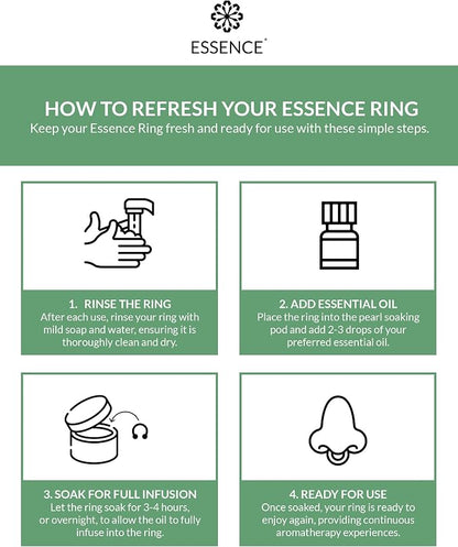 Essence Wearable Aromatherapy Nasal Diffuser – Bergamot Essential Oil Nose Ring - Image 5