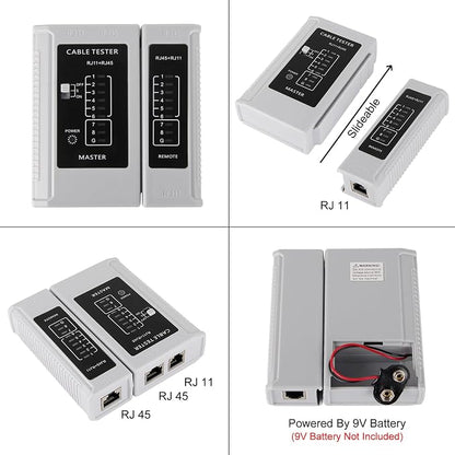 RJ45 Crimp Tool Kit Pass Through Ethernet Crimper - Image 6