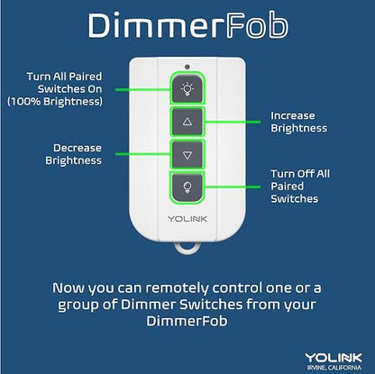 YoLink Smart Dimmer Switch, IFTTT Integration, Neutral Wire & YoLink Hub is - Image 3
