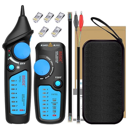 BSIDE Wire Tracker RJ45 RJ11 Network Cable Tester, Dual knob - Image 9