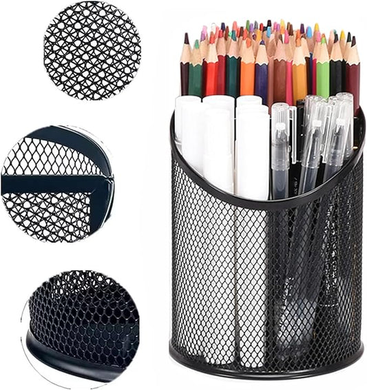2 Pack Mesh Pencil Holder Pen Cup - Image 2