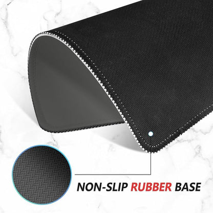ITNRSIIET Mouse Pad Non-Slip Rubber Base Smooth Surface Stitched Edges - Image 4