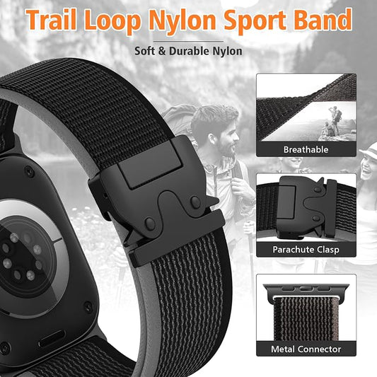 Elastic Sport Band for Apple Watch Ultra 3/2/1 Bands 49mm 46mm 45mm 44mm 42mm - Image 2